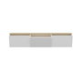 Hanah Home Soporte para TV Blanco y Roble